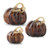Brown Speckled Glass Pumpkin