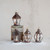Glass Lantern Ornament with Forest Creature, Assorted 1pc