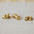 Gold Sleeping Animal Figurine, Assorted 1pc
