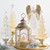 Lighted Silver Tree Glitter Lantern