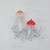 Glass Mushroom Ornament, Assorted 1pc