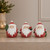 Glittery Round Santa, Assorted 1pc