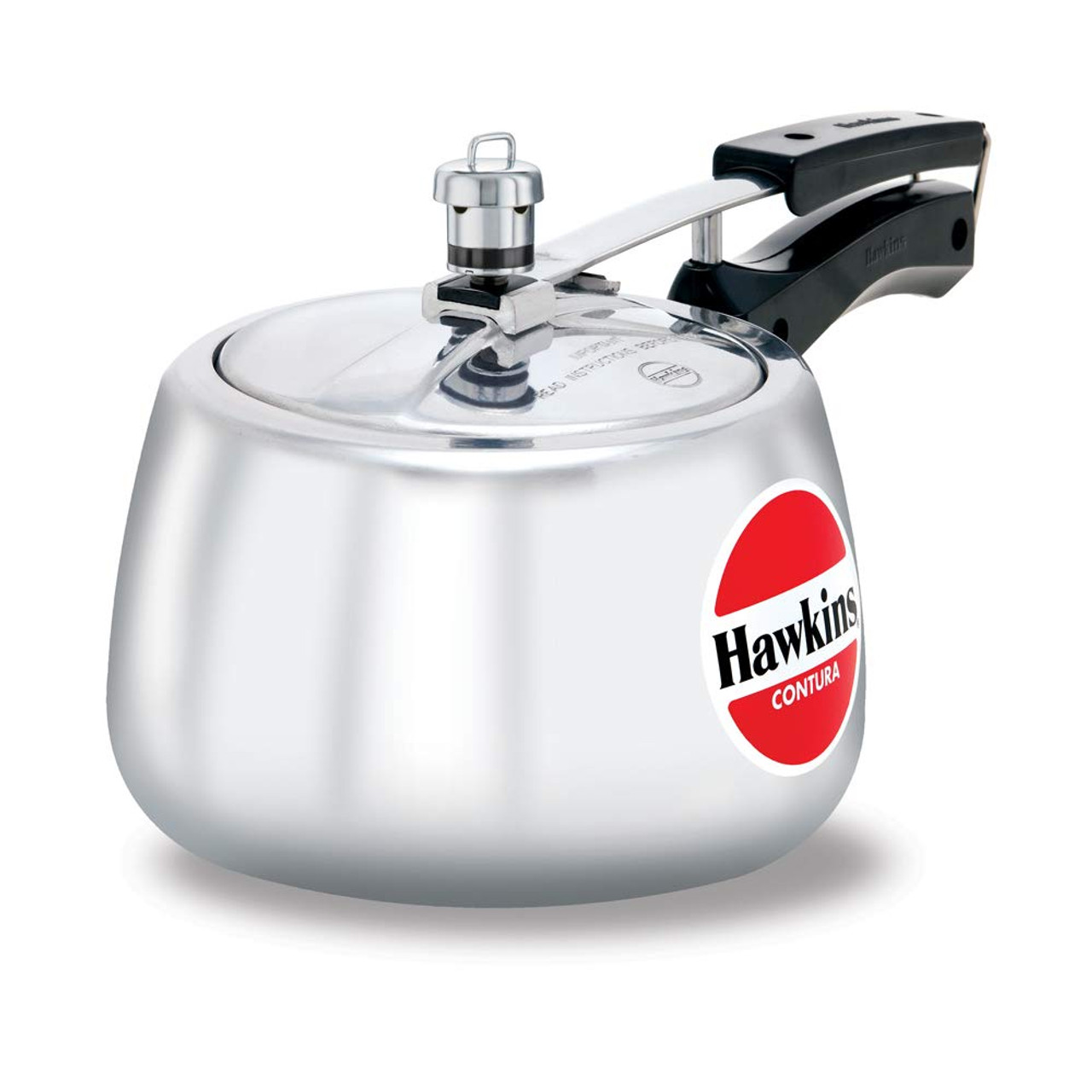 Hawkins Contura Silver Pressure Cooker 3ltr Free Shipping