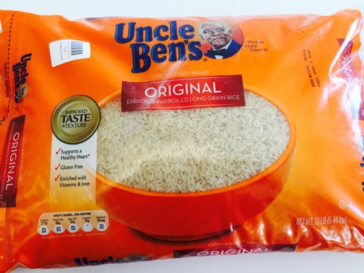 Uncle Ben parboiled rice 12lb