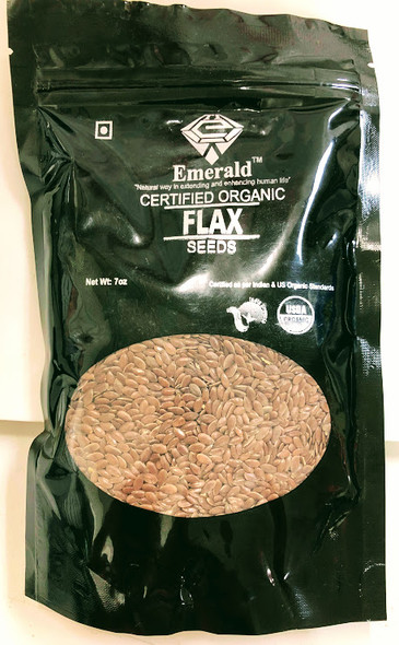 Emerald Organic Flax Seeds - 200g