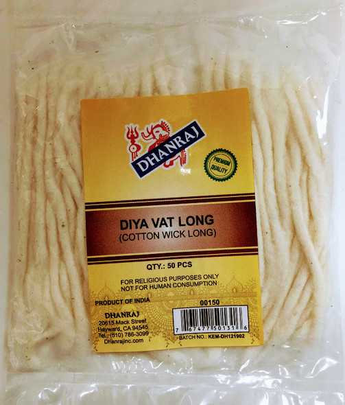 Long Diva Vat (Cotton Wicks) 50 Pcs.