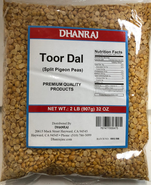 Dhanraj Toor Dal - 4lb