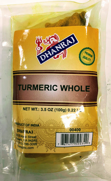 Dhanraj Dry Turmeric Whole - 100g