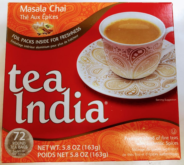 Tea India Masala Chai Tea Bags (80ct) - 163g