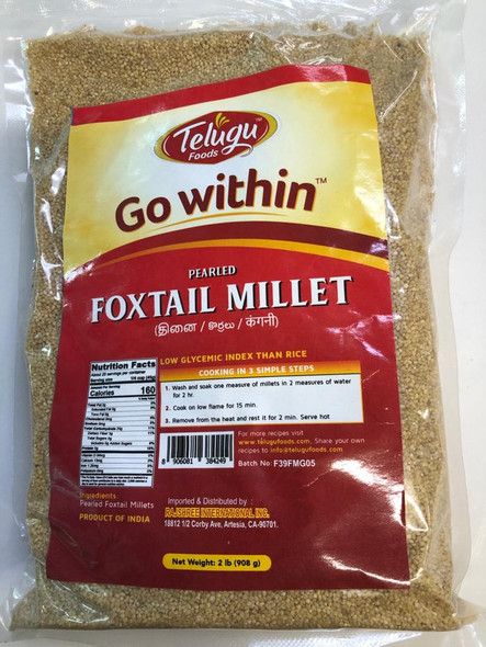 Go Within Foxtail Millet 2 Lbs 