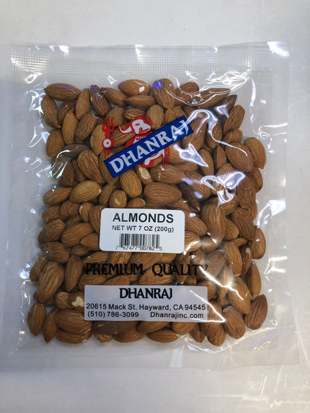 Dhanraj Almond Whole - 7 oz