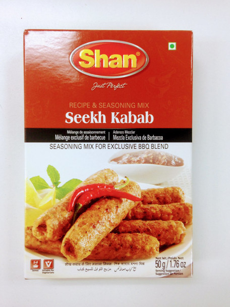Shan Recipe and Seasoning Mix For Seekh Kabab-50g