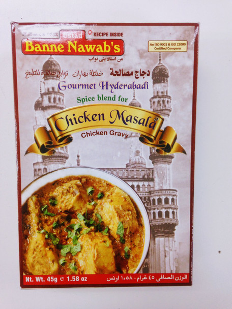 Ustad Banne Nawab's Spice Blend For Chicken Masala-45g