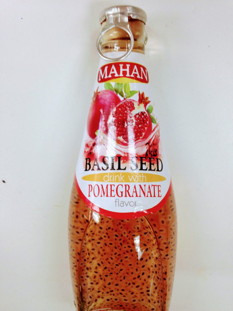 Mahan Basil Seed Drink With Pomegranate Flavor - 290ml