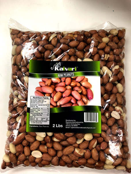Kaivari Raw Peanuts - 2LB