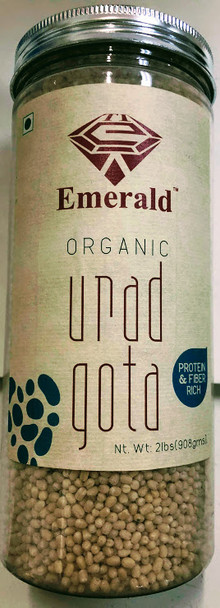 Emerald Organic Udad Daal White In Jar - 2lb