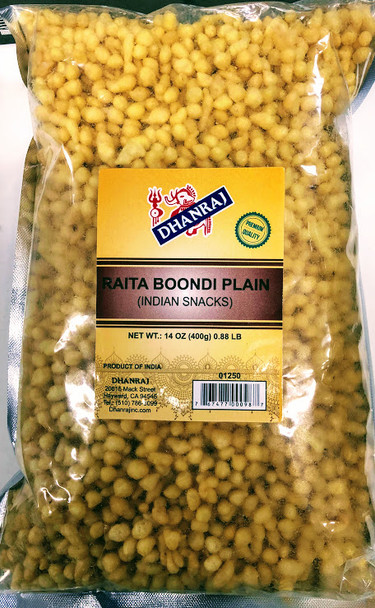 Dhanraj Plain Raita Boondi - 400g