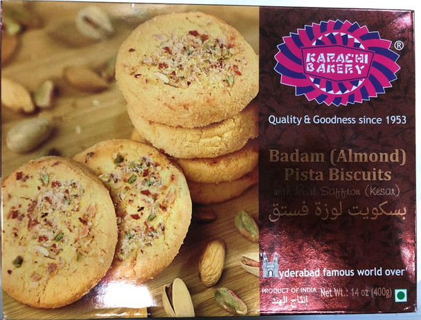 Karachi Almond & Pista Cookies - 400g