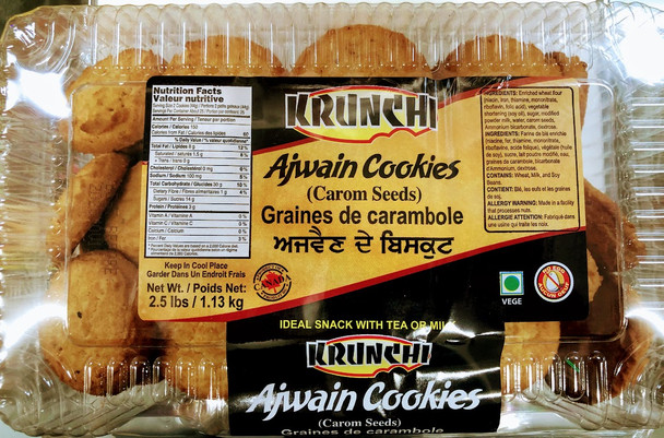 Krunchi  Ajwain Cookies - 2.5lb