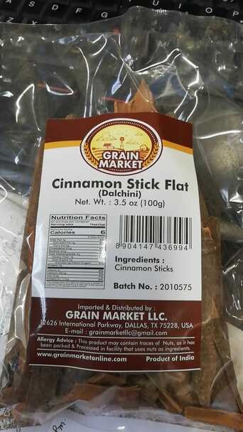 Grain Market Desi Cinnamon Sticks 100g