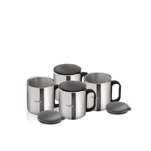 Pigeon-Stainless Steel Coffee Cup Set of 4 (Free Shipping)
