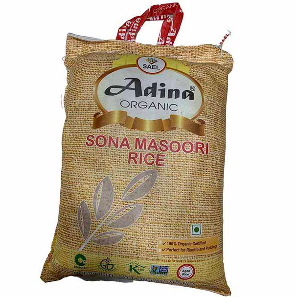 Adina Organic Sona Masoori Rice-20lb