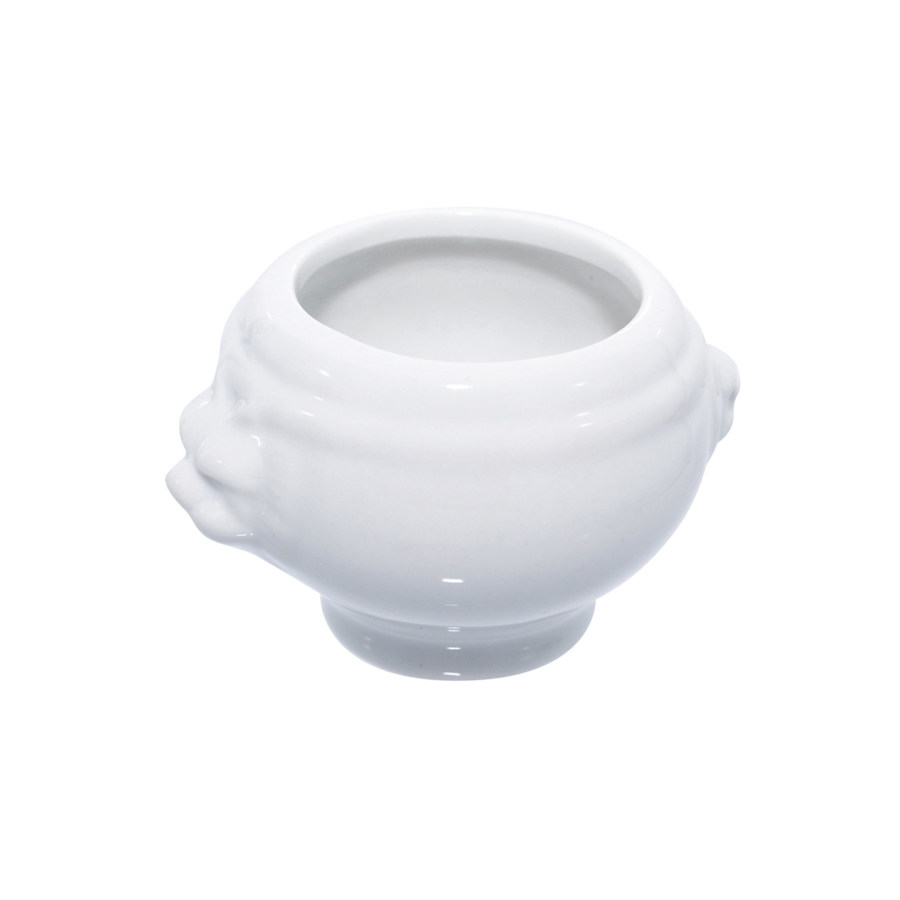 Mini Porcelain Soup Tureen -2.6oz Dia:1.72in H:1.87in