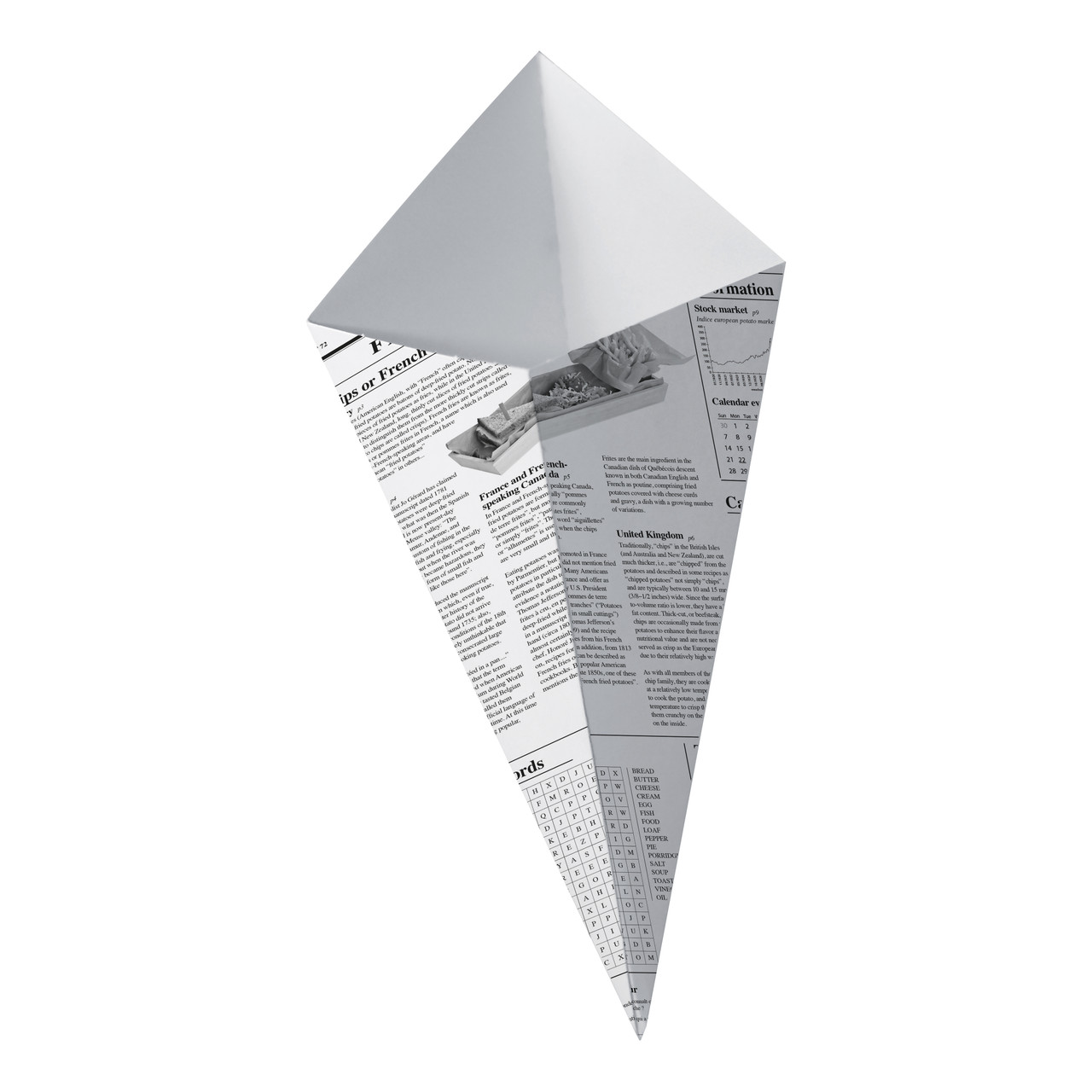 Paper Cone Newspaper S