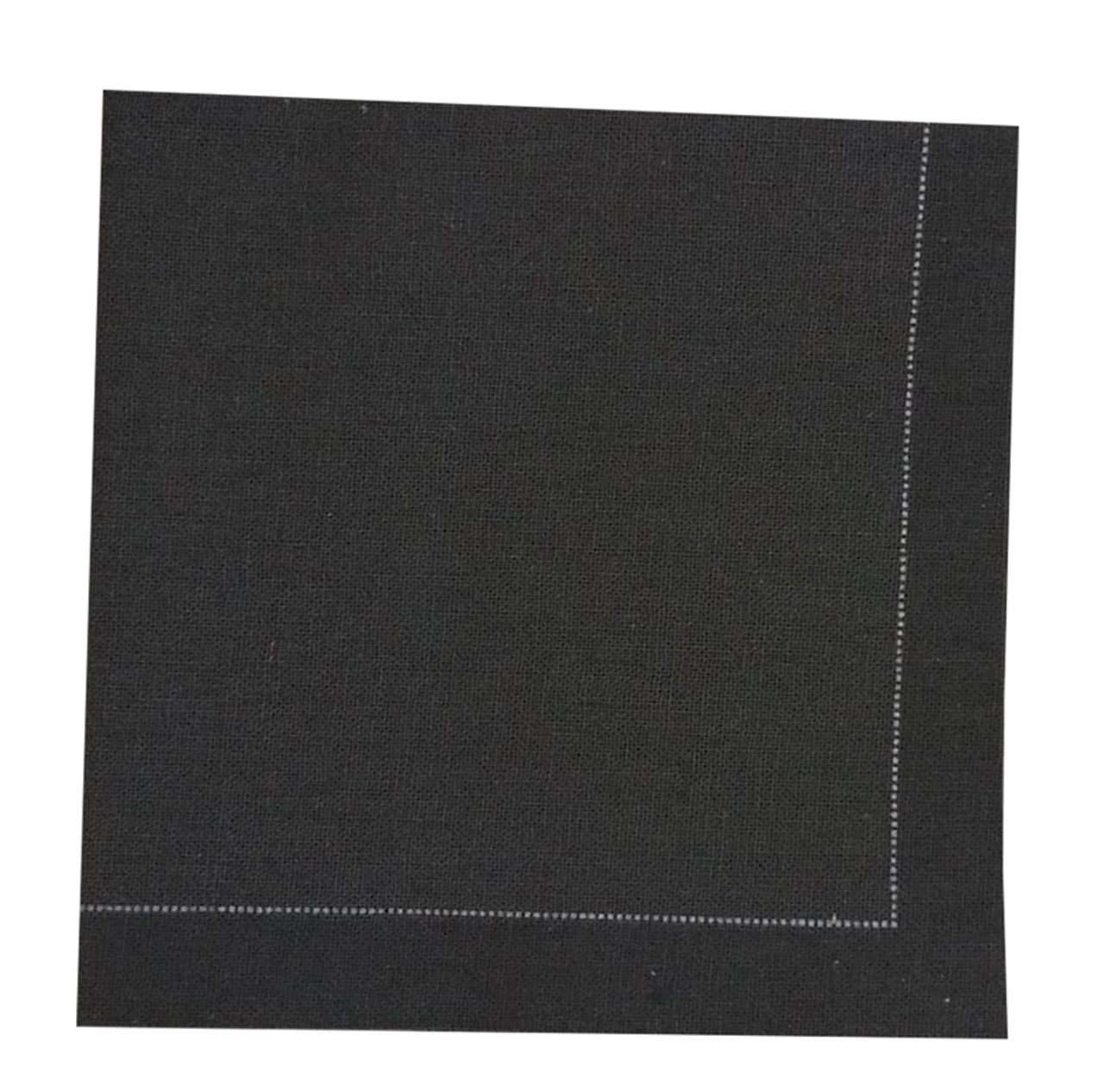 Black cotton napkin - 15.8 x 15.8