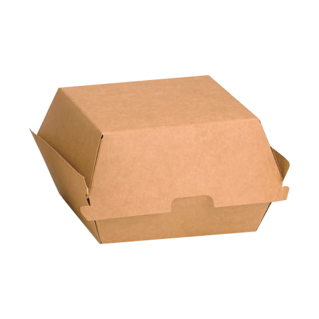 Kraft Paper Salad Box with 2 Windows - 16oz