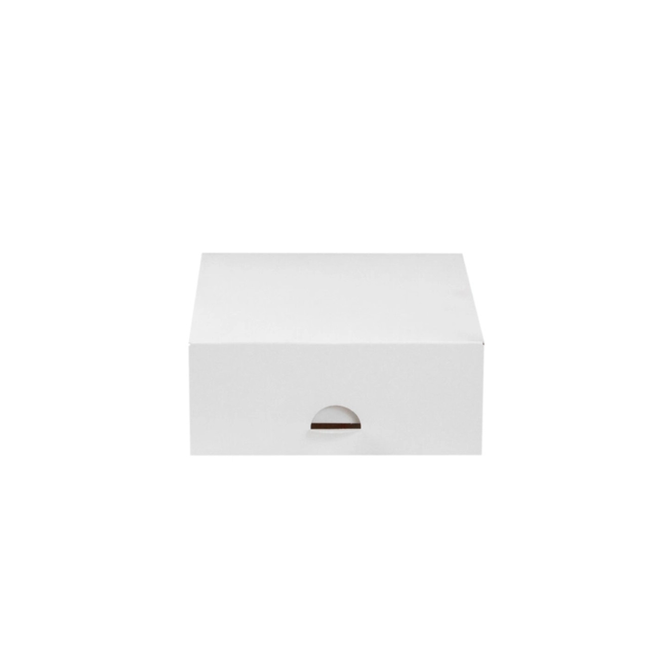 White Pastry Box - L:5.51in W:5.51in H:2.36in - 50 pcs White Pastry Box - L:5.51in W:5.51in H:2.36in - 50 pcs