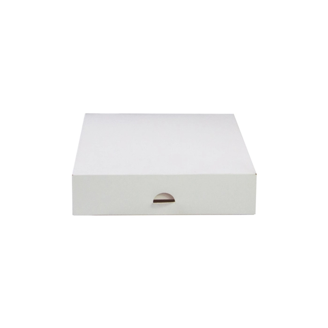 White Pastry Box - L:7.87in W:7.87in H:1.97in - 50 pcs White Pastry Box - L:7.87in W:7.87in H:1.97in - 50 pcs