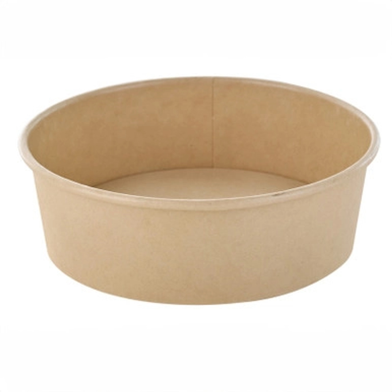 Buckaty Bamboo paperboard multi purpose bowl Plastic Free - 16oz L:5.9in W:5in H:1.85in - 360 pcs