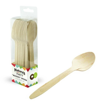 WOODSY Wooden spoon - L:6.22in - 500 pcs