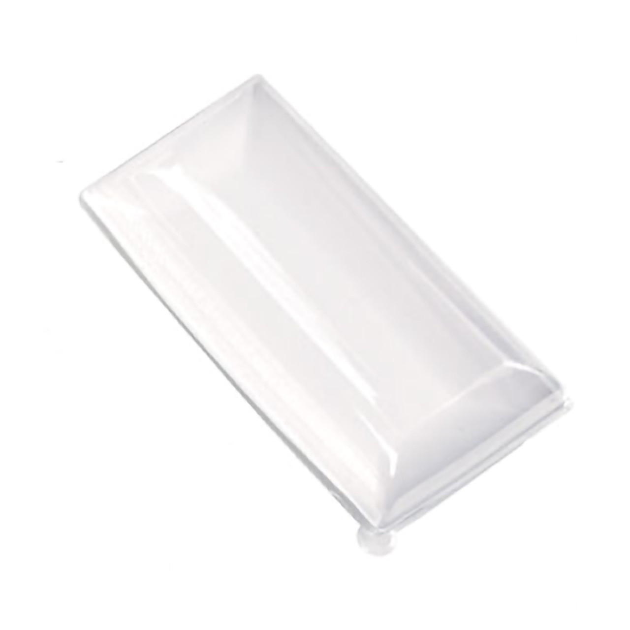 Clear PET Lid for 210BCHIC90180 - L:7.08in W:3.54in H:1.18in - 100 pcs