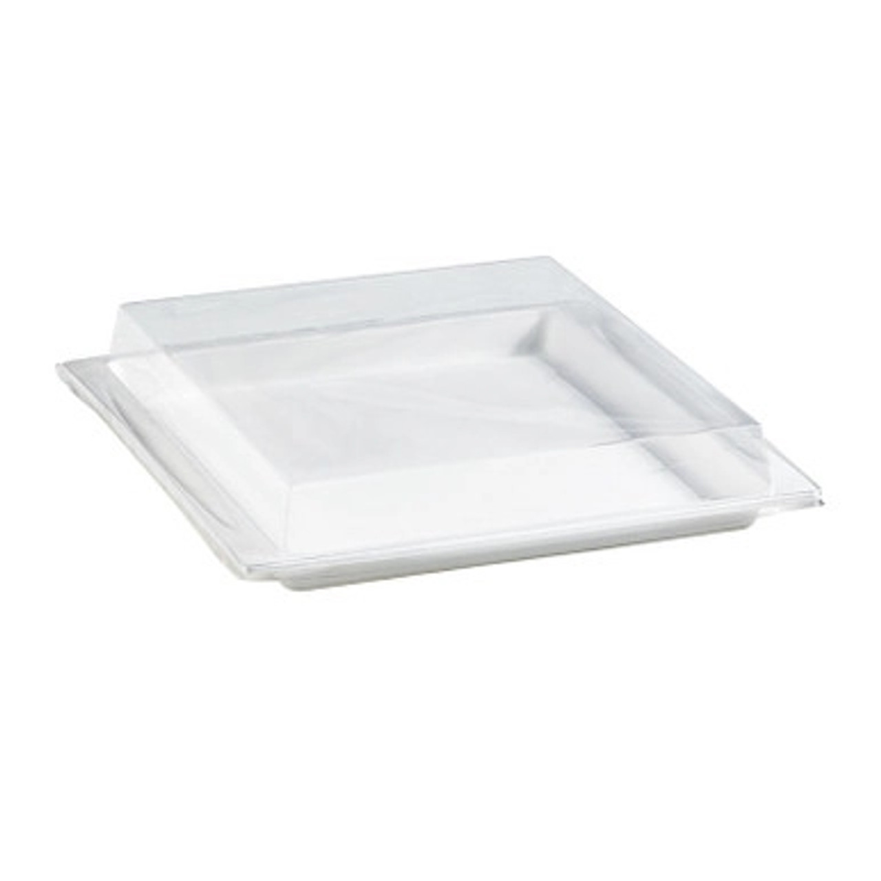 Clear PET Lid For 210APUTRP3 - L:10.4in W:10.8in H:1.4in - 100 pcs Clear PET Lid For 210APUTRP3 - L:10.4in W:10.8in H:1.4in - 100 pcs
