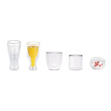 Double Wall Short Mini Reusable Glass - 2.5oz D:2.5in H:2.65in - 48 pcs