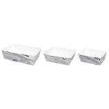 Sturdy Newspaper Printed Basket - 29oz L:5.9in W:3.5in H:2in - 400 pcs