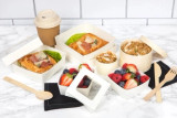 Brown Kraft Soup Cup with Kraft Lid Included - 19oz D:3.8in H:4.5in - 250 pcs