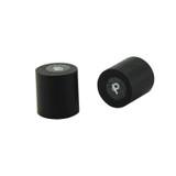 Black Bamboo Mini Reusable Salt & Pepper Set (Prefilled) - D:0.7in H:0.75in - 100 pcs