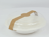 Clear PET Lid for 210APUB16 - L:6.92in W:6.92in H:0.98in - 100 pcs