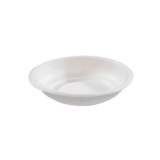 Round White Sugarcane Plate - 1.75oz D:2.9in H:0.6in - 3000 pcs