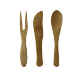 KAMALA Bamboo Mini Fork - L:3.5in W:0.45in - 500 pcs