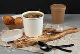 White Soup Cup (Lid optional) - 12oz D:3.55in H:3.3in - 500 pcs