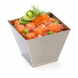 RAMBO SQUARE SILVER MINI DISH - 5.25oz L:2.75in W:2.75in H:2.2in - 500 pcs