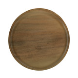 Palm Leaf Round Dinner Plate - Dia:11.7in H:1in