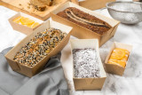 Rectangular Microflute Baking Mold - 28oz L:7.1in W:2.6in H:2.2in - 180 pcs