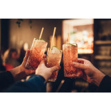 Unwrapped Durable & Reusable Jumbo Reed straws - D:0.2in L:9.9in - 500 pcs