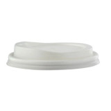 Compostable Rippled Beige Cups - 20 oz Dia: 3.5'' H: 6.1'' Compostable Rippled Beige Cups - 20 oz Dia: 3.5'' H: 6.1''