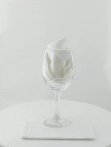 Luxury White Snow Cotton Table Napkin - L:15.8in W:15.8in - 100 pcs
